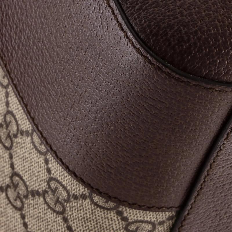 Gucci Savoy Web Convertible Duffle Bag GG Coated Canvas Tall - 7