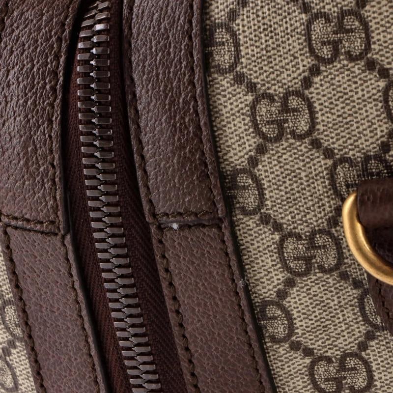 Gucci Savoy Web Convertible Duffle Bag GG Coated Canvas Tall - 8