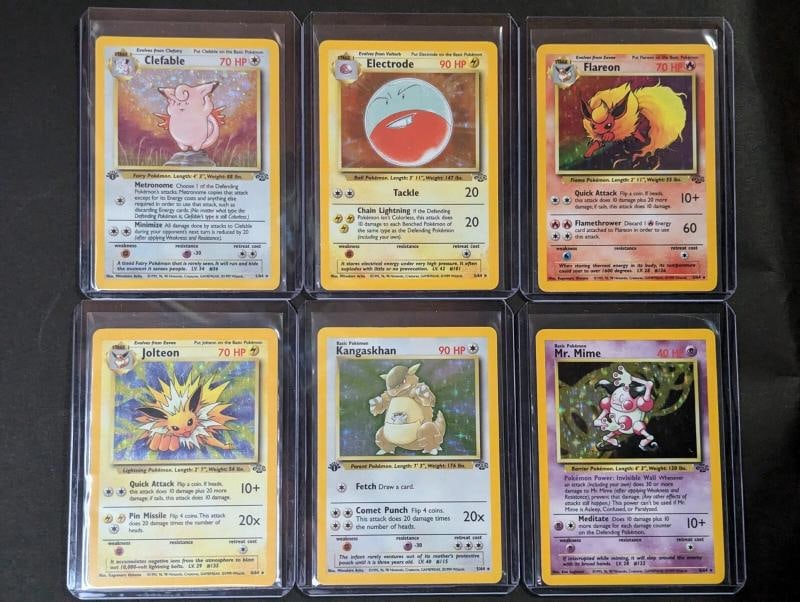 COMPLETE JUNGLE SET POKEMON CARDS 64/64 IN EXC/NEAR MINT CONDITION HIGH GRADE... (1 of 9)