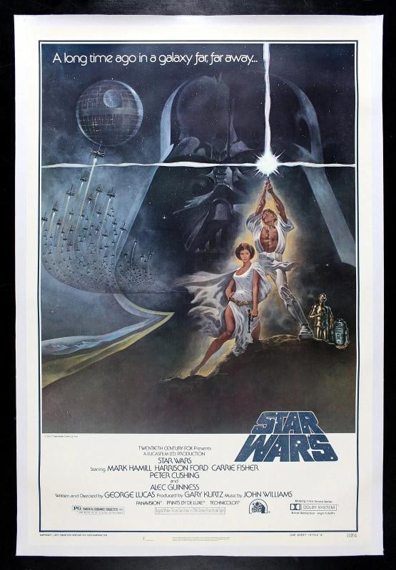 STAR WARS 1ST PRINTING NSS 77/21-0 VINTAGE MOVIE POSTER 1977~(27" x 41") (1 of 1)