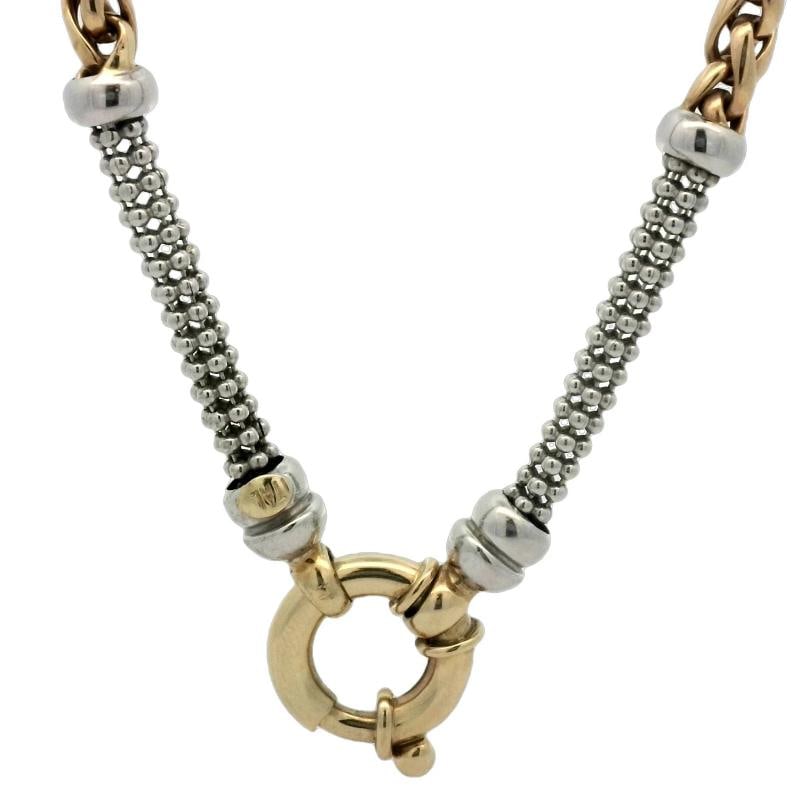 Gold Necklace In 14K Two-Tone - 6