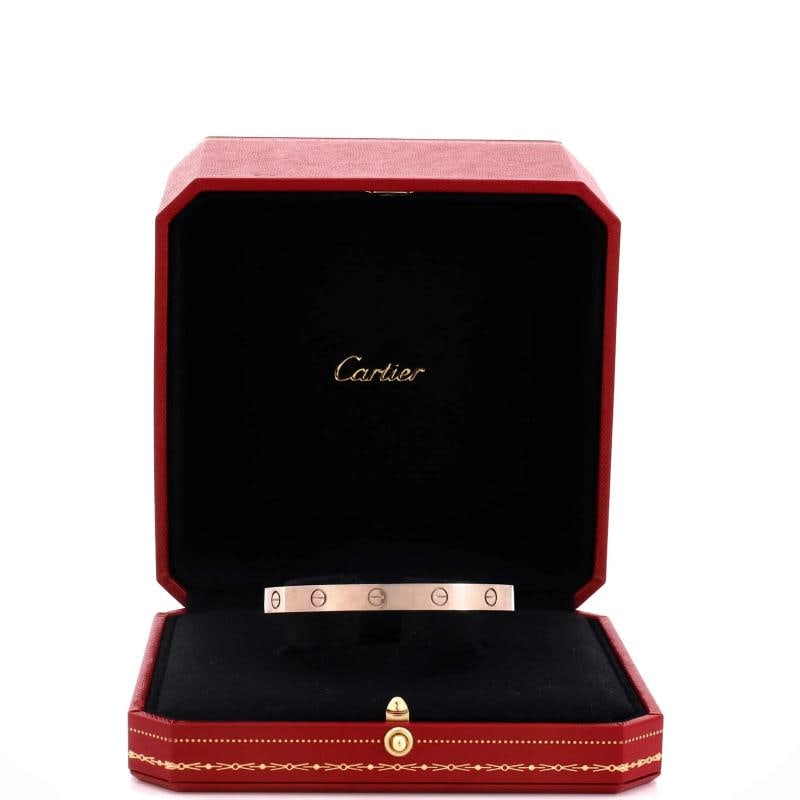 Cartier Love Cuff Bracelet 18K White Gold - 2