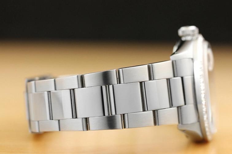 ROLEX DATEJUST MENS 18K WHITE GOLD DIAMOND STAINLESS STEEL GRAY DIAL WATCH - 7