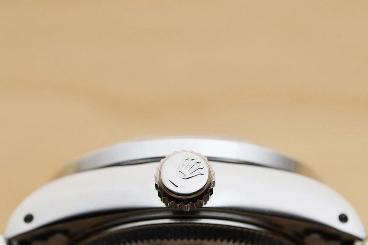 ROLEX LADIES DATEJUST 69174 ICE BLUE MOTHER OF PEARL 18K GOLD SS DIAMOND WATCH - 9