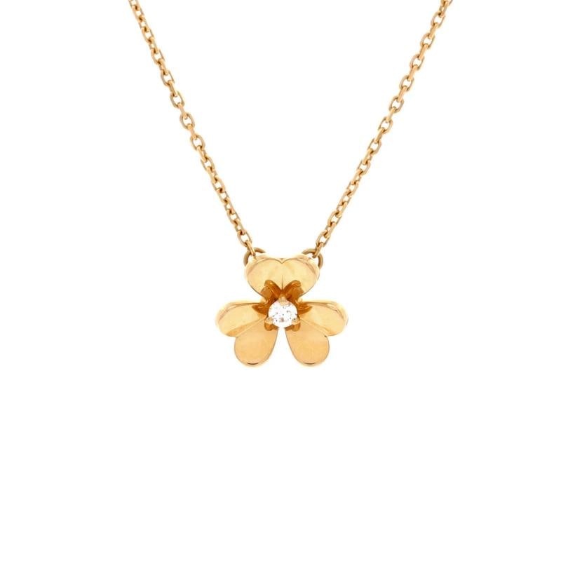 Van Cleef & Arpels Frivole Pendant Necklace 18K Yellow Gold and Diamond Mini: Condition: Pre-owned - Good,Brand: Van Cleef & Arpels,Main Stone: Diamond,Metal: 18K Yellow Gold,Metal Purity: 18K,Style: Pendant,Type: Necklace,Color: Yellow Gold,Material: 18K Yellow Gold, Diamond C