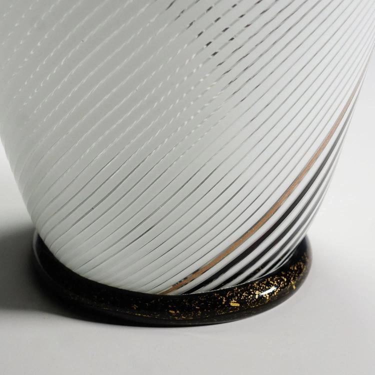 Dino Martens for Aureliano Toso Vase in Filigree Glass ca. 1950s - 7