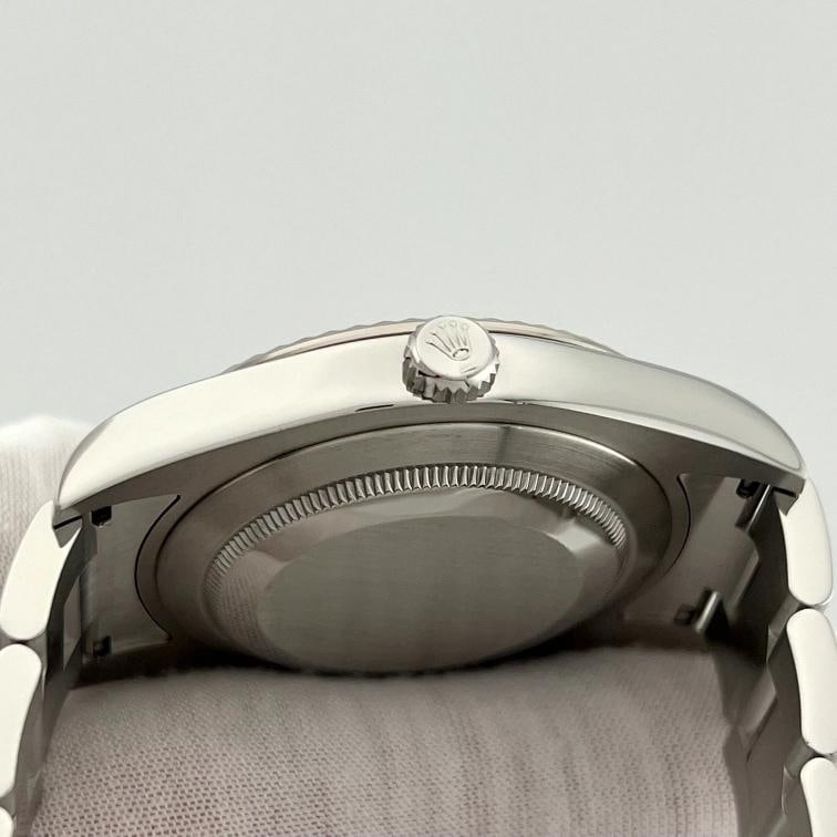 2024 CPO Rolex Datejust II 116334 41mm Azzurro Blue Roman Dial Steel - 6