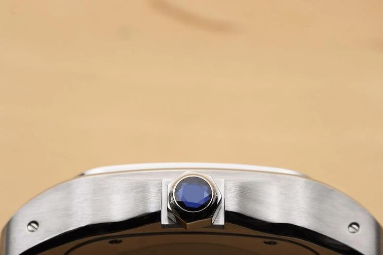 CARTIER SANTOS 100 LARGE W20073X8 WHITE ROMAN STEEL LEATHER WATCH PAPERS - 9