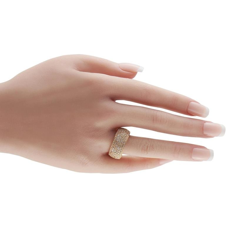 Bvlgari Monologo 18K Yellow Gold 2.0ct Diamond Ring BV02-031226 - 3