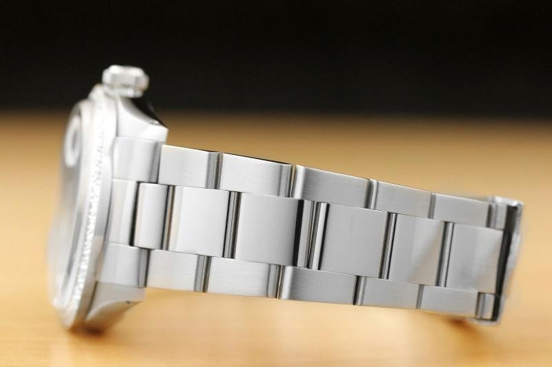 MENS ROLEX DATEJUST ICE BLUE DIAL 18K WHITE GOLD DIAMOND BEZEL & STEEL WATCH - 5