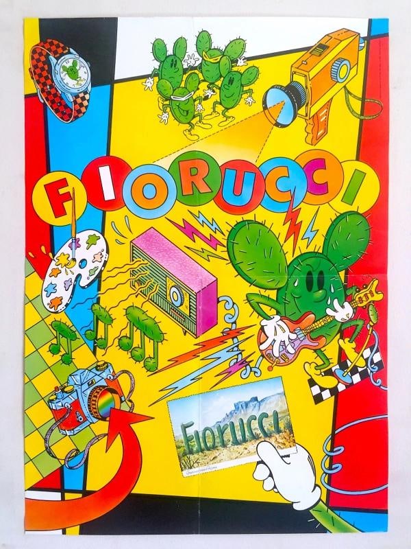 ORIGINAL VINTAGE 1981 RARE FIORUCCI " ARIZONA " NEW WAVE ITALIAN FASHION POSTER: Condition: Used,Features: RARE OUT OF PRINT,Width (Inches): 19",Listed By: Dealer or Reseller,Subject: Fashion,Size: Medium (up to 36in.),Height (Inches): 26 1/2",Date of Creation: 1970-1989,Artist: