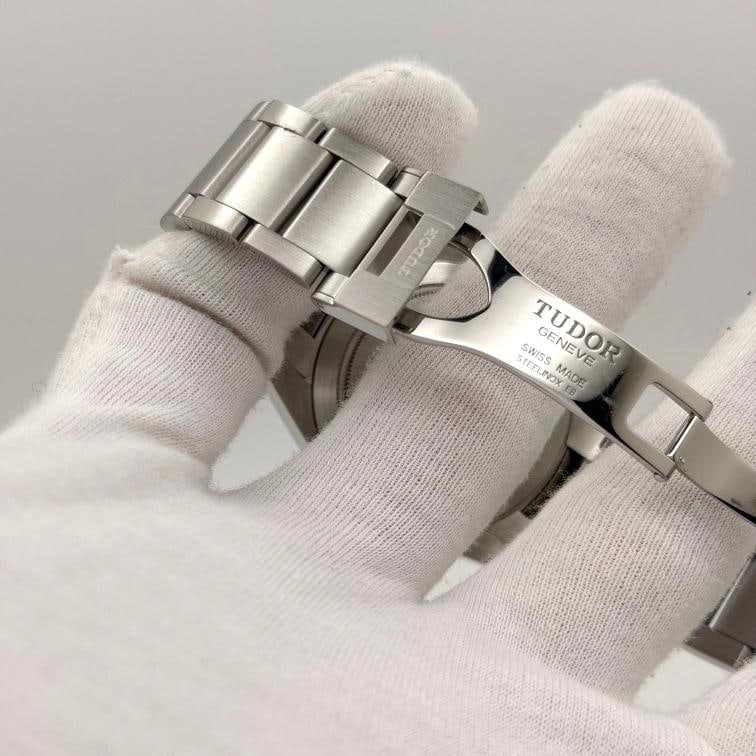 Tudor Black Bay Heritage 79220B 41mm Blue Bezel Black Dial Steel Box Paper - 8