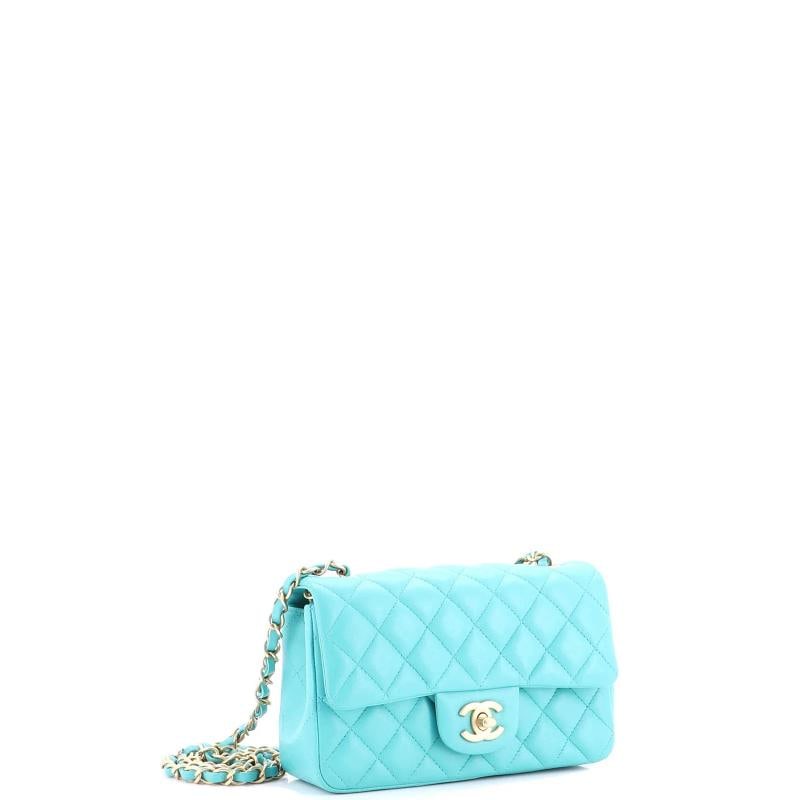 Chanel Classic Single Flap Bag Quilted Lambskin Mini - 2