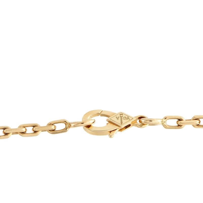 Van Cleef & Arpels Lucky Alhambra 18K Yellow Gold Charm Bracelet VC39-012826 - 3