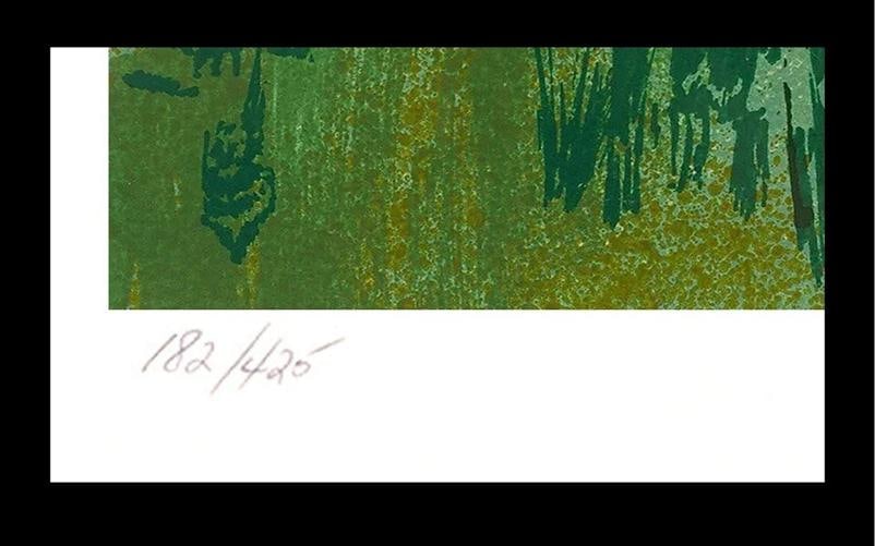 LeRoy Neiman Large Color Serigraph Big Cat Prowling Leopard Hand Signed Animal - 6