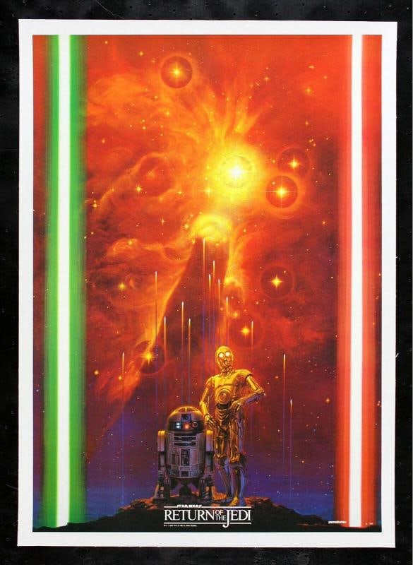 RETURN OF THE JEDI STARFALL YAMAKATSU MOVIE POSTER STAR WARS (1 of 1)