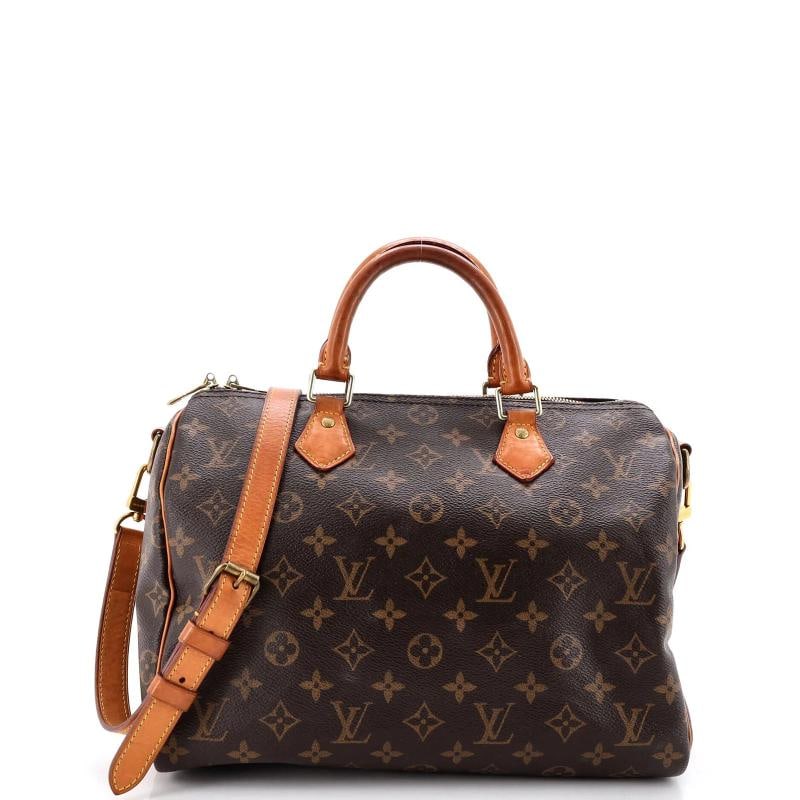 Louis Vuitton Speedy Bandouliere Bag Monogram Canvas 30: Condition: Pre-owned - Fair,Brand: Louis Vuitton,Exterior Material: Canvas Coated,Style: Shoulder Bags,Exterior Color: Brown,Department: Women,Size: 30,Accessories: With Strap 