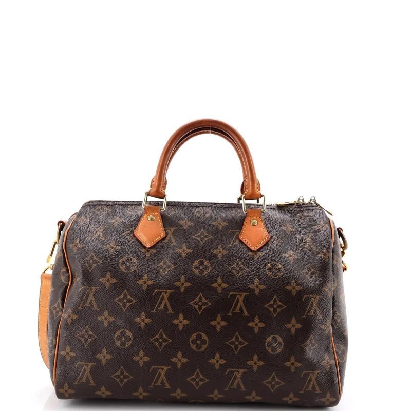 Louis Vuitton Speedy Bandouliere Bag Monogram Canvas 30 - 3