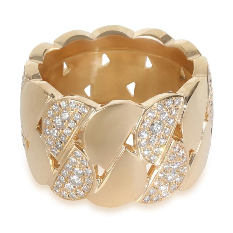 Cartier Yellow Gold Diamond La Dona Ring: Condition: Pre-owned - Good,Shape: Round Brilliant,Country of Origin: France,With Original Box/Packaging: Yes,With Papers: Yes,Side Stone Type: Diamond,Side Stone Weight (cts): 1.00,Metal Purity: 18k,