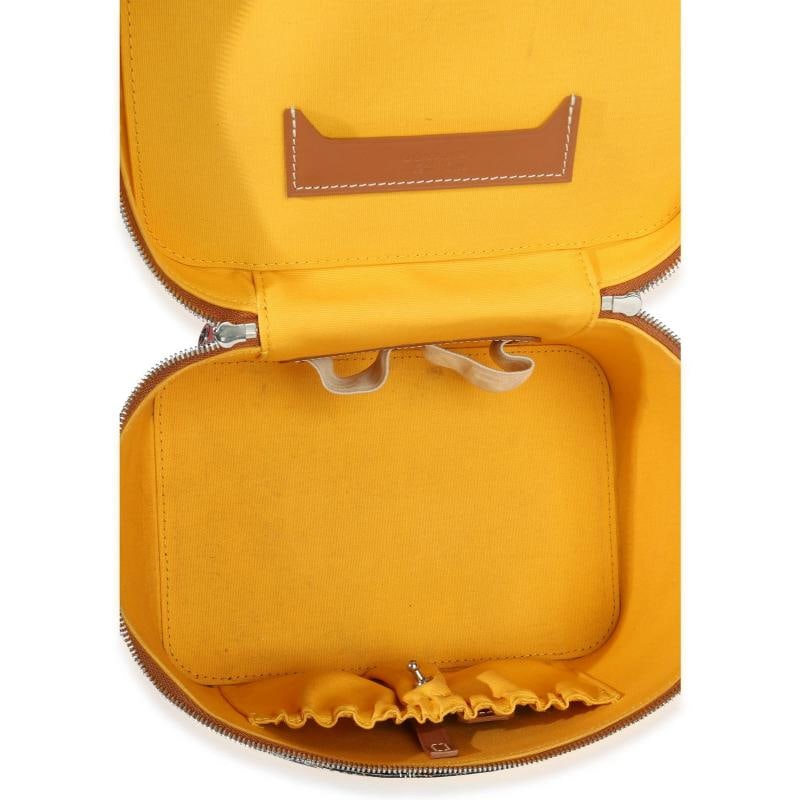 Goyard Gold Black Goyardine Canvas Muse Vanity Case - 5