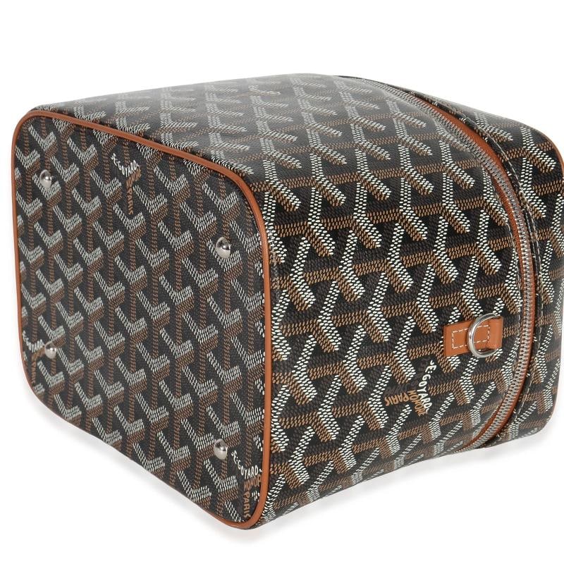 Goyard Gold Black Goyardine Canvas Muse Vanity Case - 6