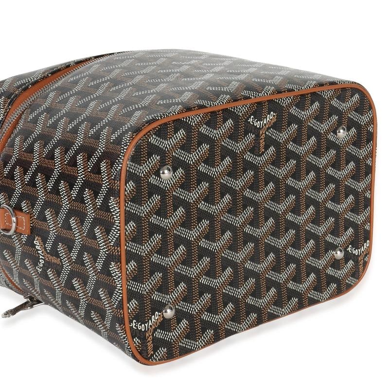 Goyard Gold Black Goyardine Canvas Muse Vanity Case - 7