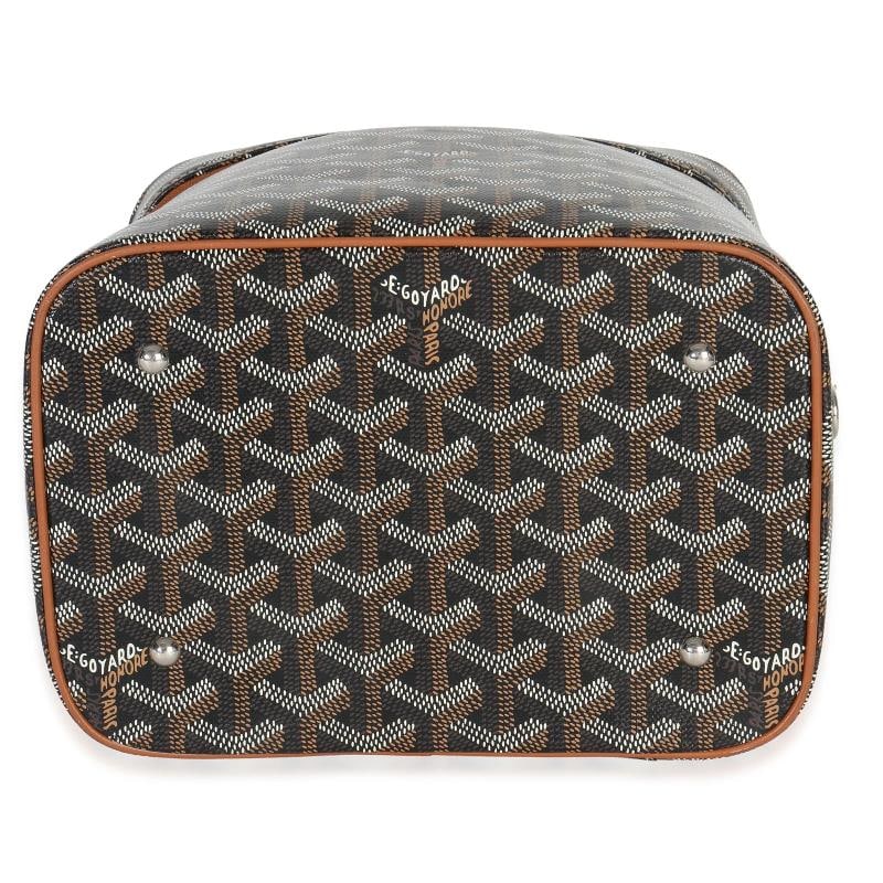 Goyard Gold Black Goyardine Canvas Muse Vanity Case - 8