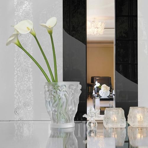 Lalique Bacchantes Small Vase Black Crystal Ref.1068400 - 4