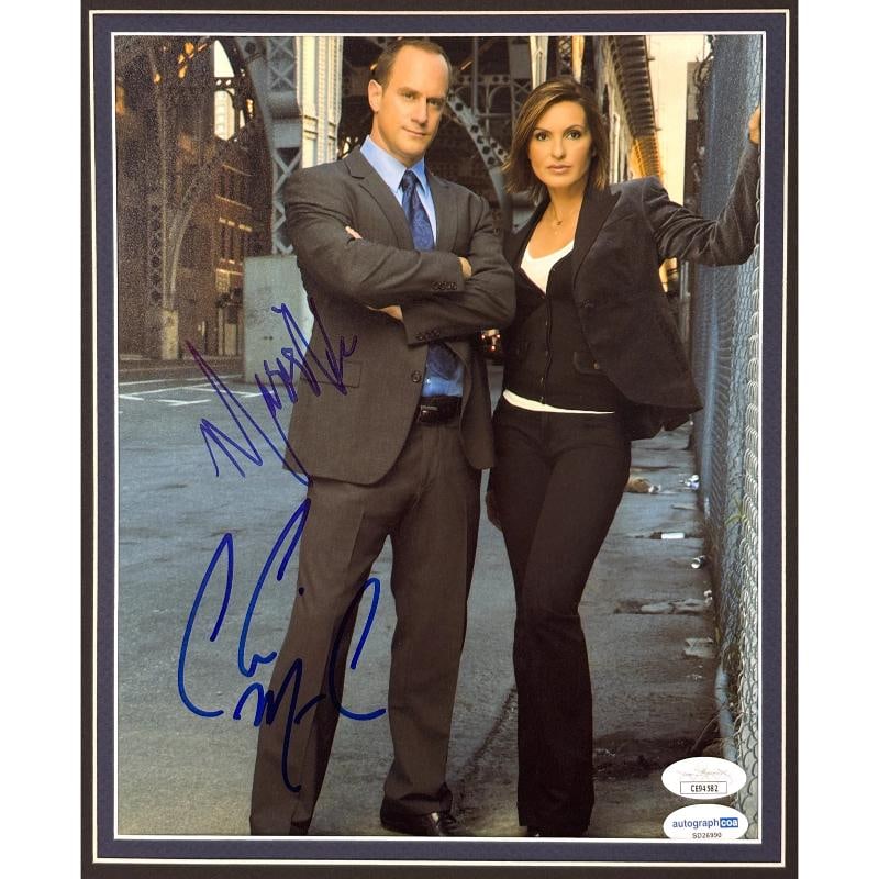 Law and Order SVU Signed 8x10 Photos Framed Autographed Ice-T Hargitay Meloni - 4