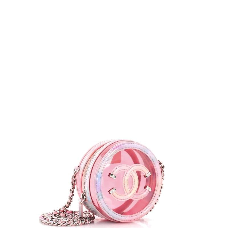 Chanel Filigree Round Clutch with Chain PVC with Lambskin Mini - 2