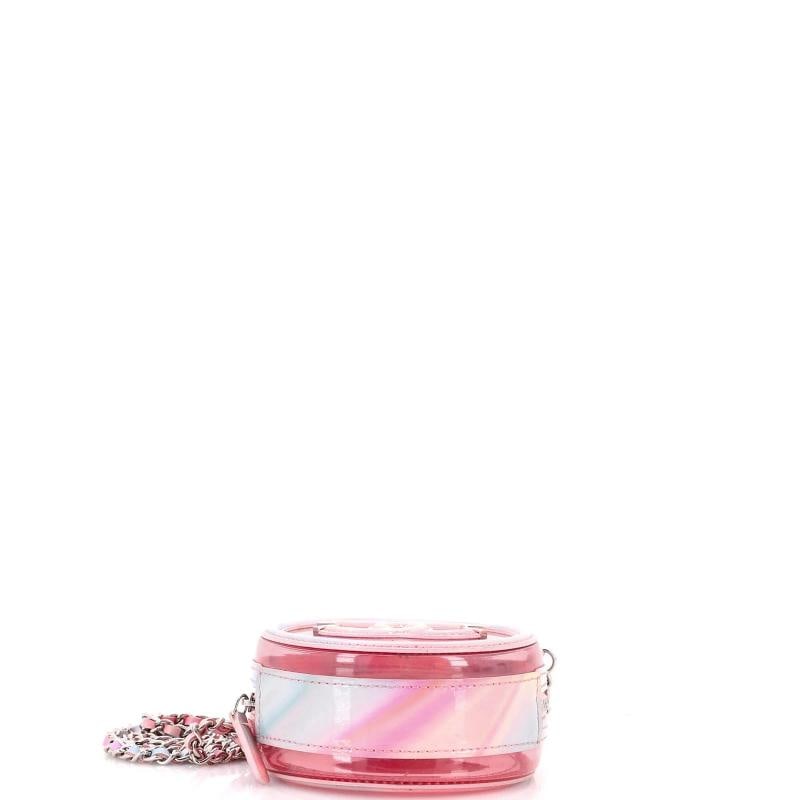 Chanel Filigree Round Clutch with Chain PVC with Lambskin Mini - 4