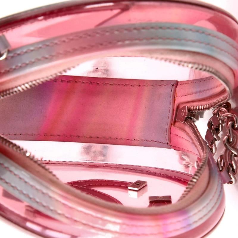 Chanel Filigree Round Clutch with Chain PVC with Lambskin Mini - 5