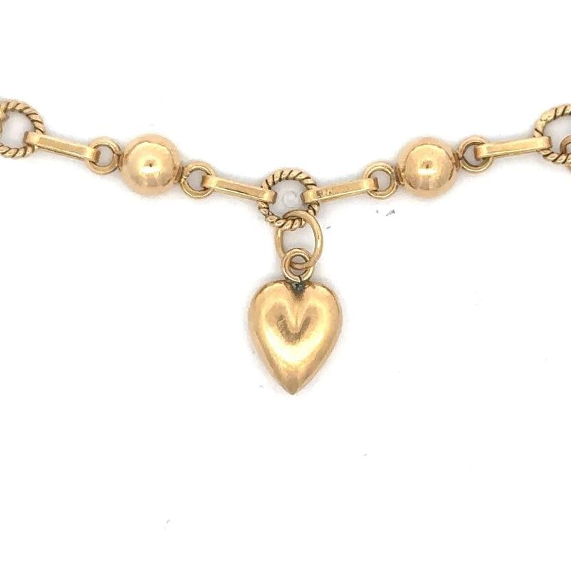 Vintage Charm Bracelet In 18K Yellow Gold - 3