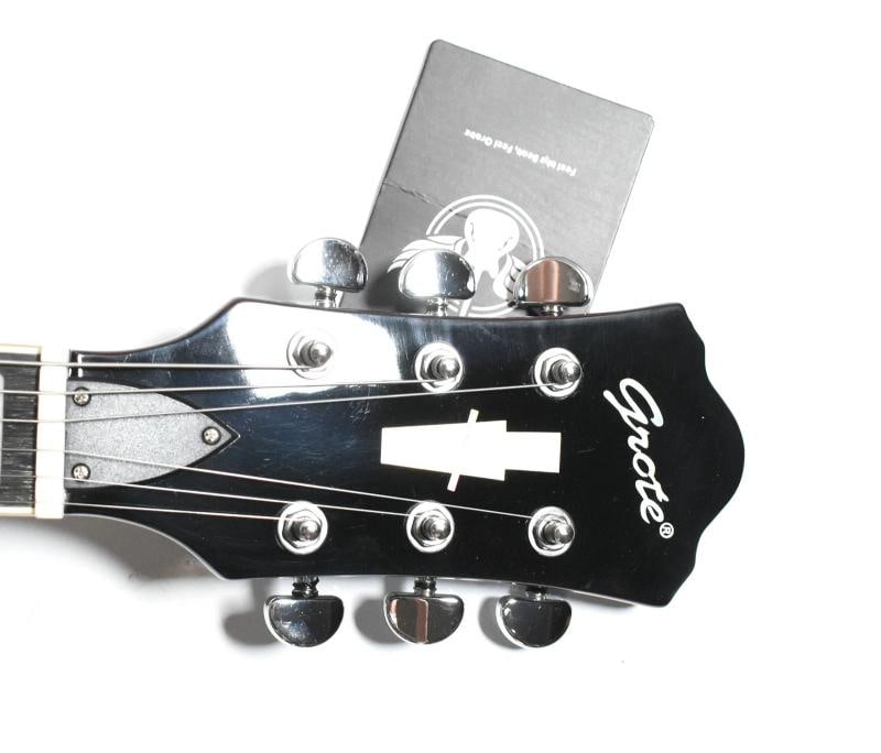 Michael J. Fox Autographed Back to the Future Grote Guitar #2-Beckett W Hologram - 4