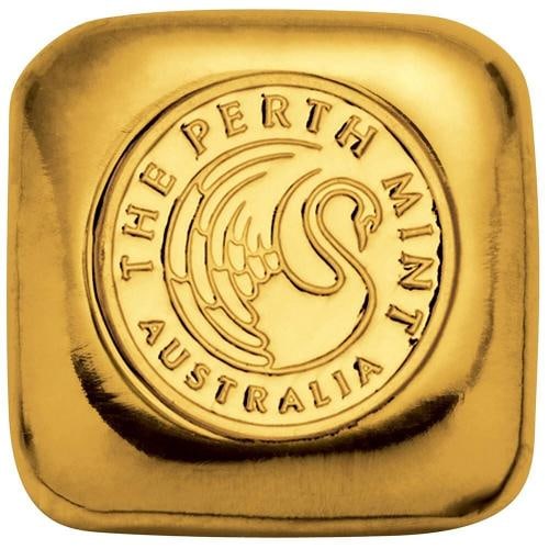 1 oz Gold Bar - Perth Mint - Cast 999.9 Fine (1 of 3)