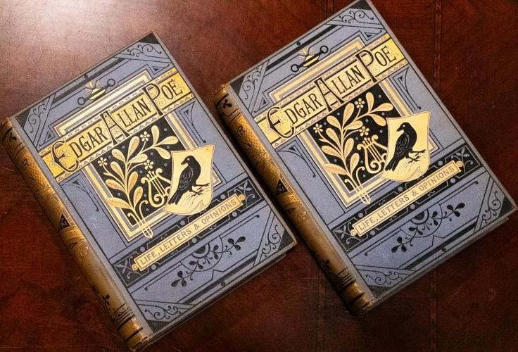 1880 Edgar Allan Poe His Life Letters & Opinions Fine Bindings First Edition - 7