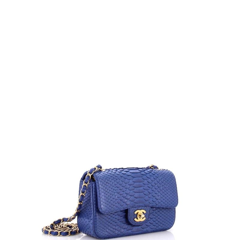 Chanel Classic Single Flap Bag Python Mini - 2