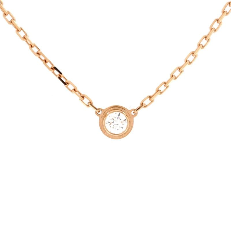 Cartier Cartier D'Amour Pendant Necklace 18K Rose Gold with Diamond Small: Condition: Pre-owned - Good,Brand: Cartier,Main Stone: Diamond,Metal: 18K Rose Gold,Metal Purity: 18K,Style: Pendant,Type: Necklace,Color: Rose Gold,Material: 18K Rose Gold, Diamond 