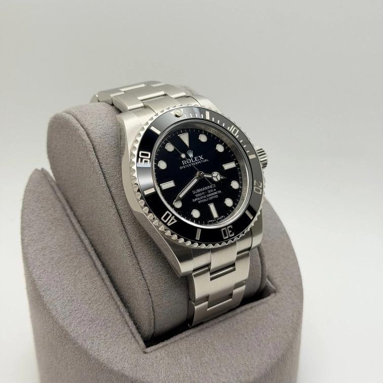 Rolex Submariner No Date 114060 40mm Black Ceramic Stainless Steel Box Paper - 4