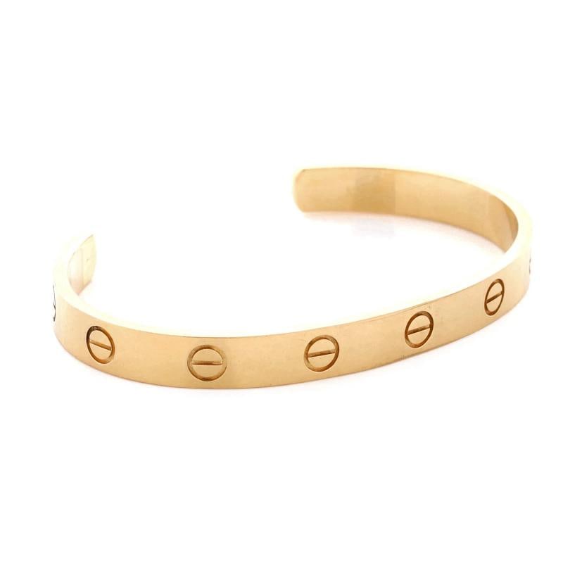 Cartier Love Cuff Bracelet 18K Yellow Gold - 3