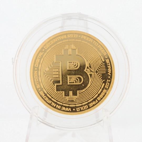 1 oz Gold Round Bitcoin .9999 Fine Gold Coin Sealed (1 of 5)