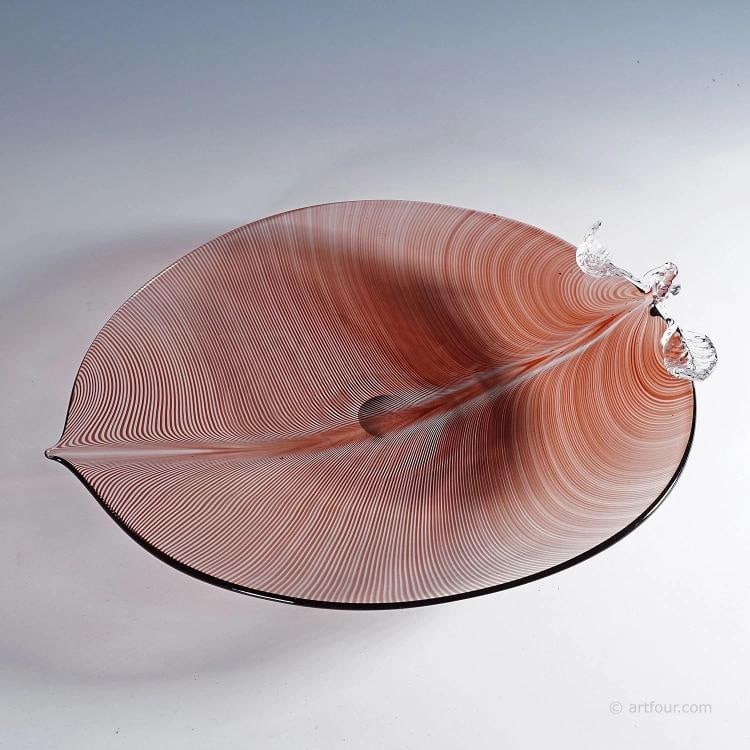 Vintage Tessuto Plate by Tyra Lundgren for Venini, Murano (1 of 9)