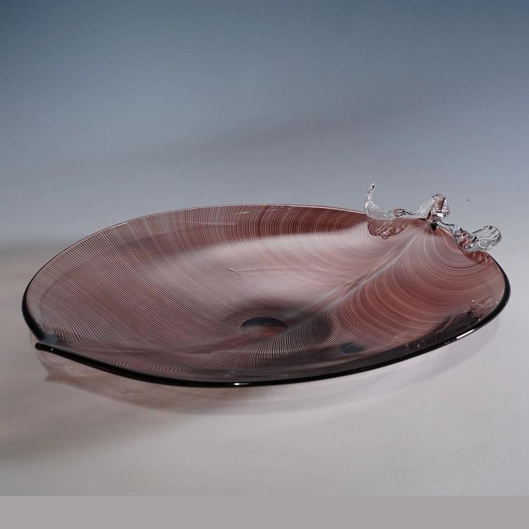 Vintage Tessuto Plate by Tyra Lundgren for Venini, Murano - 2