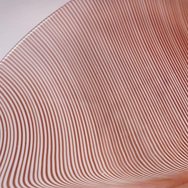 Vintage Tessuto Plate by Tyra Lundgren for Venini, Murano - 6