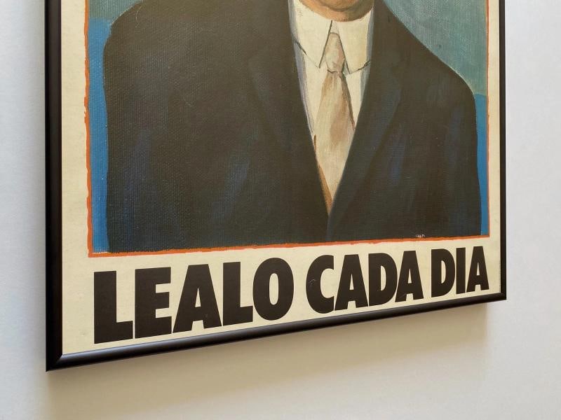 " DIARIO 16 " RARE 1979 LITHOGRAPH PRINT FRAMED SPAIN DEMOCRACY POLITICAL POSTER - 9