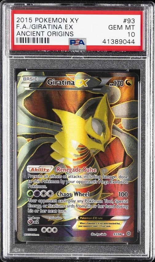 2015 POKEMON XY ANCIENT ORIGINS 93 FULL ARTGIRATINA EX PSA 10 (1 of 2)