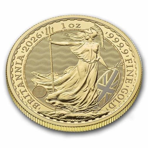 2026 Great Britain 1 oz Gold Britannia BU - 3