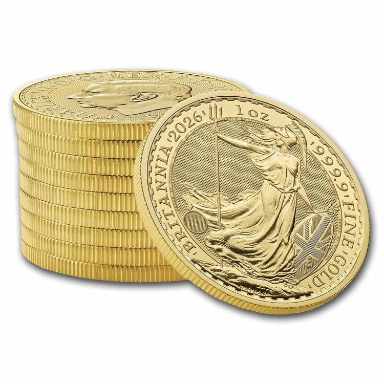 2026 Great Britain 1 oz Gold Britannia BU - 4