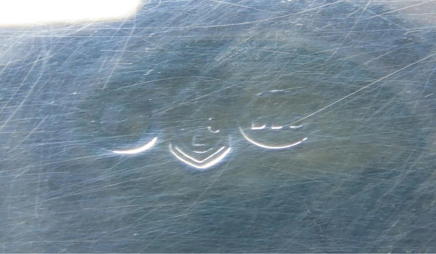 Fancy Large Pierced Handled Oval Bowl w Claw Feet Scroll Decorations 15 Long - 8