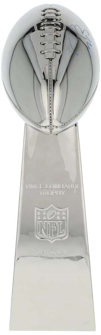 Tom Brady Signed Full Size Super Bowl LI Vince Lombardi Trophy JSA COA - 2